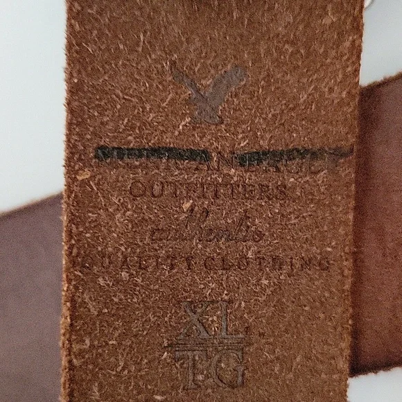 American Eagle Outfitters AEO Turquoise And Brown Leather Belt Sz Xl - Picture 8 of 11